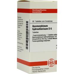 APOMORPHINUM HYDROCHL D 6
